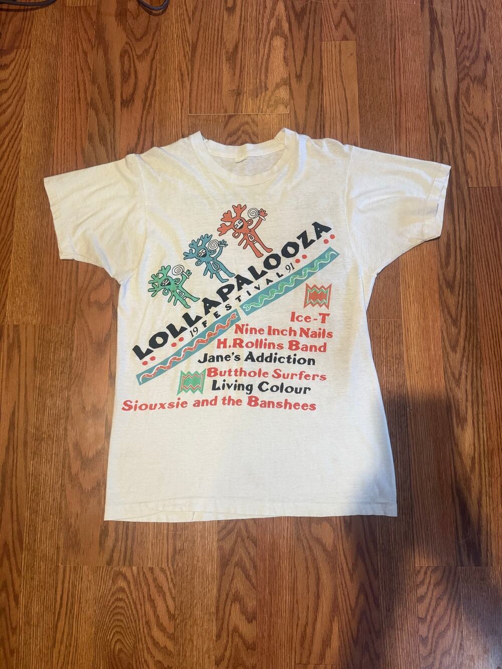 1991 Single Stitch Lollapalooza Inaugural Tour Size Small